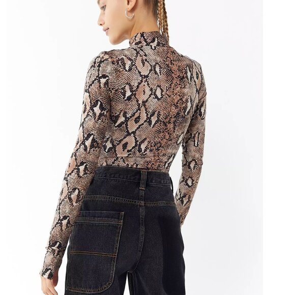 I.AM.GIA Snake Print Kenzie Long Sleeve Print Bodysuit - Picture 13 of 13